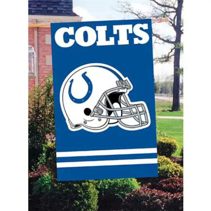 DRAPEAU MAISON APPLIQUÉ DES COLTS