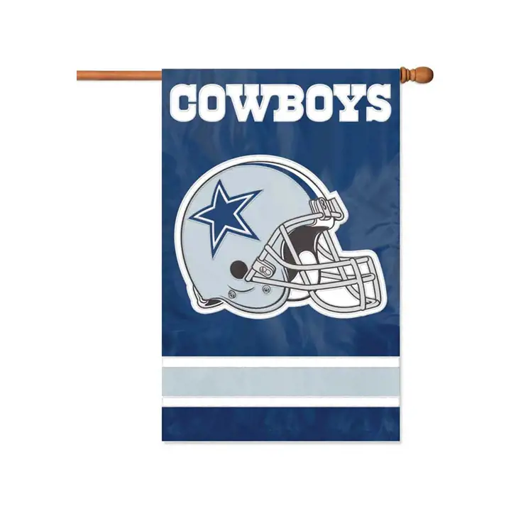 DRAPEAU DE MAISON AVEC APPLIQUE COWBOYS