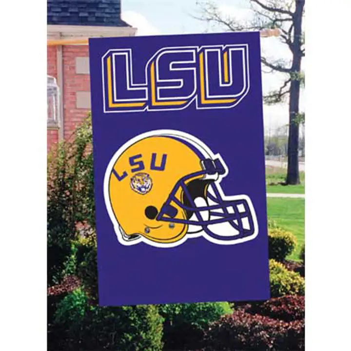DRAPEAU LSU APPLIQUE POUR MAISON