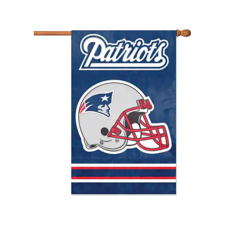 DRAPEAU DE MAISON APPLIQUÉ PATRIOTS