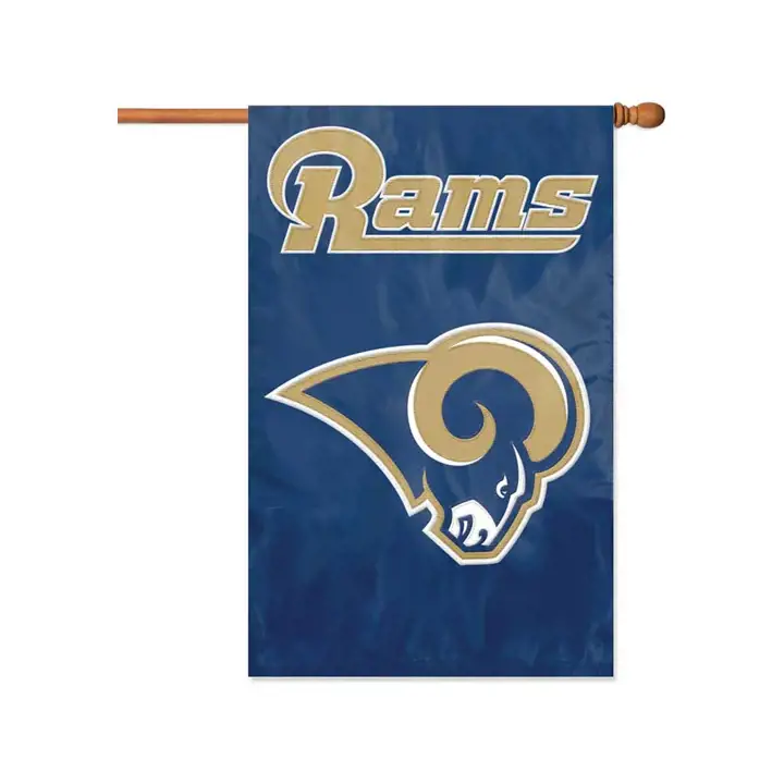 DRAPEAU DE MAISON RAMS APPLIQUÉ