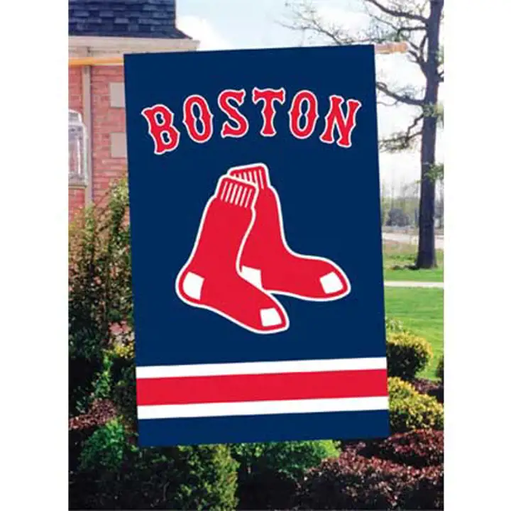 DRAPEAU DE MAISON APPLIQUÉ RED SOX