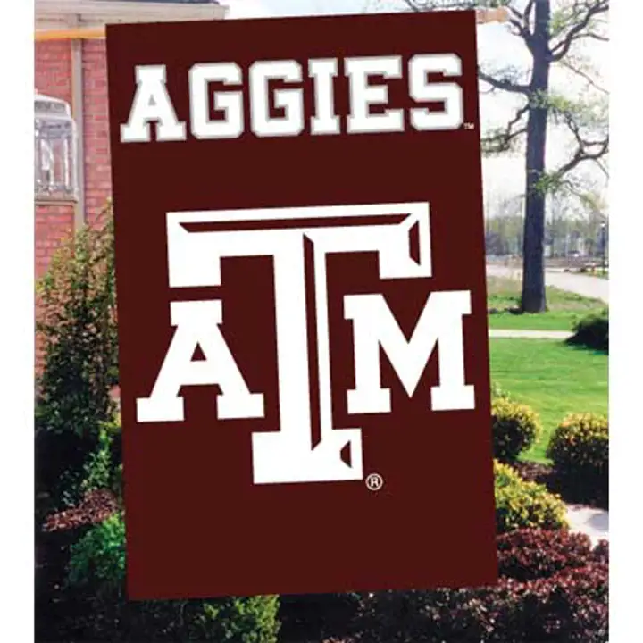 DRAPEAU DE MAISON TEXAS A&M APPLIQUÉ