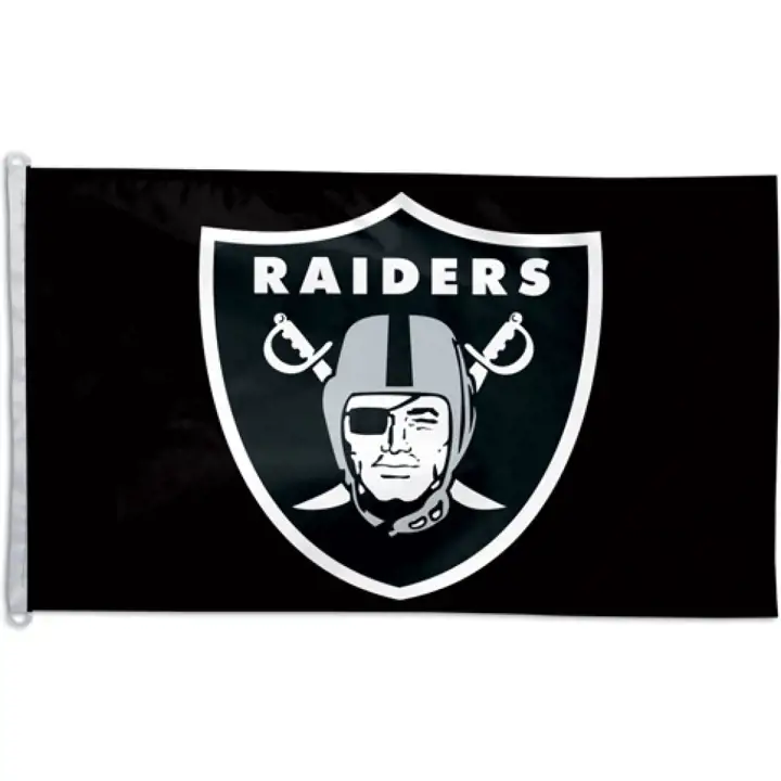 Drapeau des Raiders de Las Vegas 3x5 GAGNER