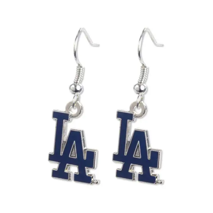 Boucles d'oreilles pendantes logo DODGERS Aminco