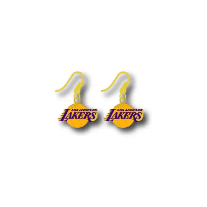 BOUCLES D'OREILLES LOGO LAKERS