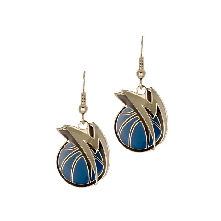 Boucles d'oreilles pendantes logo MAVS Aminco