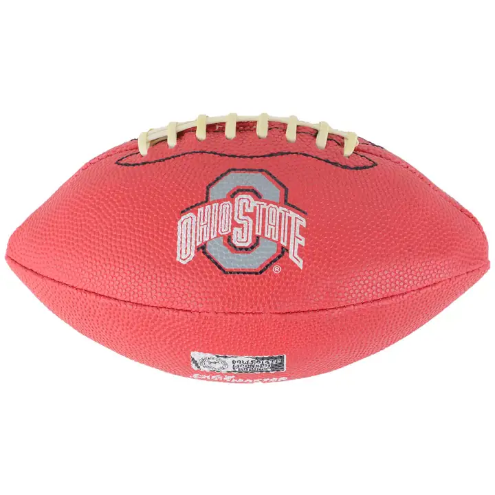 Mini ballon de football en caoutchouc Ohio State - Génération II rouge