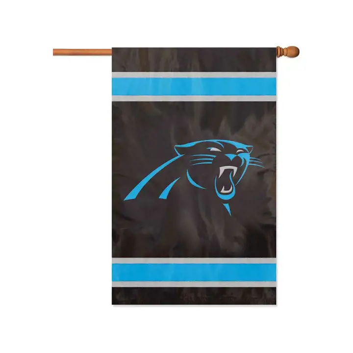 DRAPEAU DE MAISON AVEC APPLIQUE PANTHERS