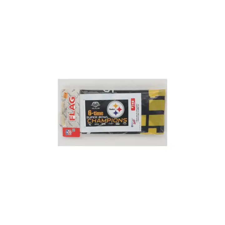 DRAPEAU DES STEELERS 3X5 GAGNANT 6x Champions