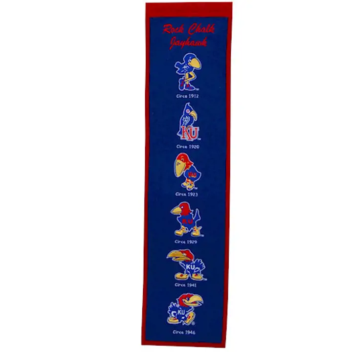 Bannières patrimoniales des Jayhawks du Kansas