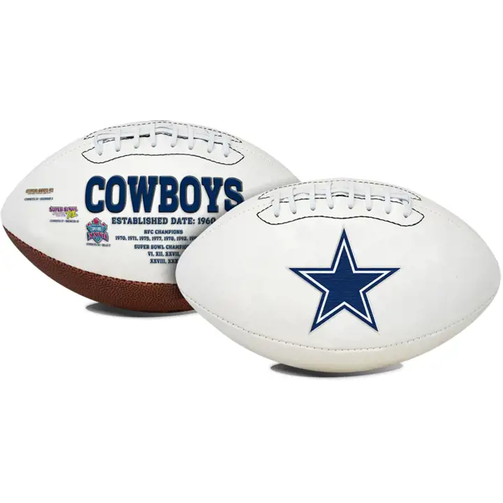 COWBOYS Série Signature Football marron/blanc