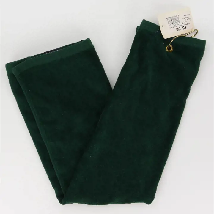Serviette de golf vierge verte