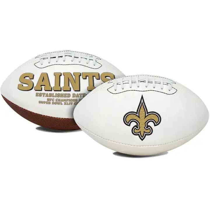 Ballon de football SAINTS Signature Series marron/blanc
