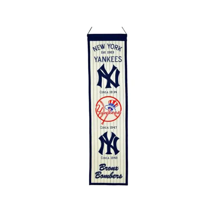 Bannières Héritage des Yankees de New York, crème