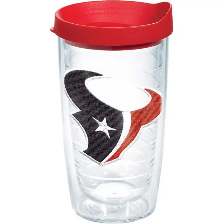 Emblème de gobelet Texans de 16 oz