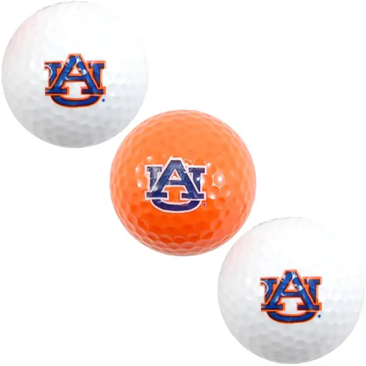 Lot de 3 balles de golf Auburn