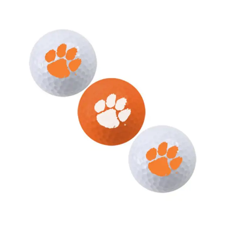 Coffret de 3 balles de golf Clemson