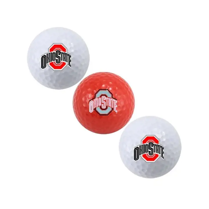 Lot de 3 balles de golf Ohio State