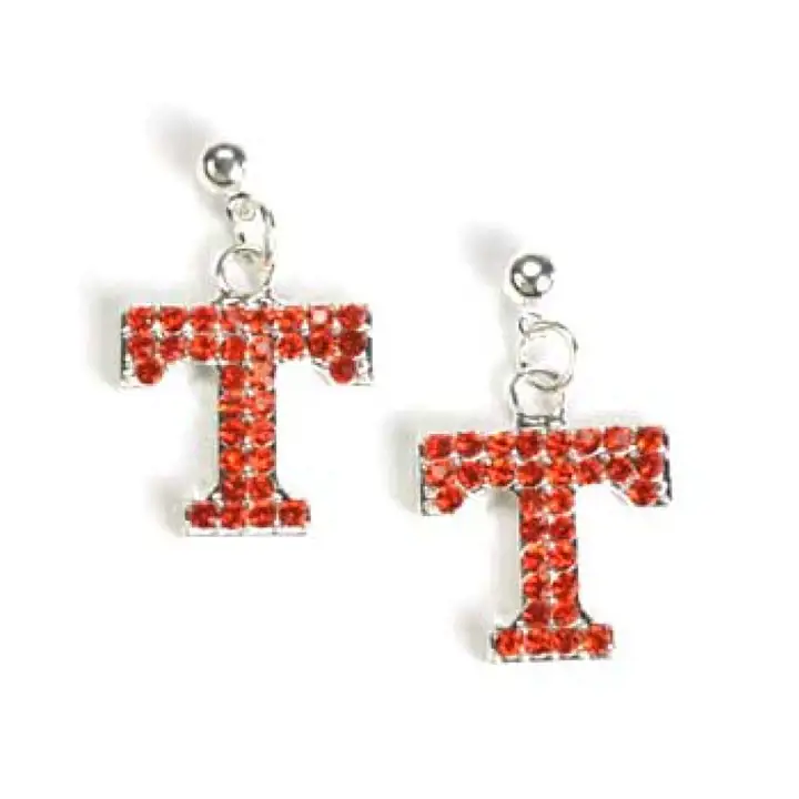 Boucles d'oreilles logo Tennessee Crystal