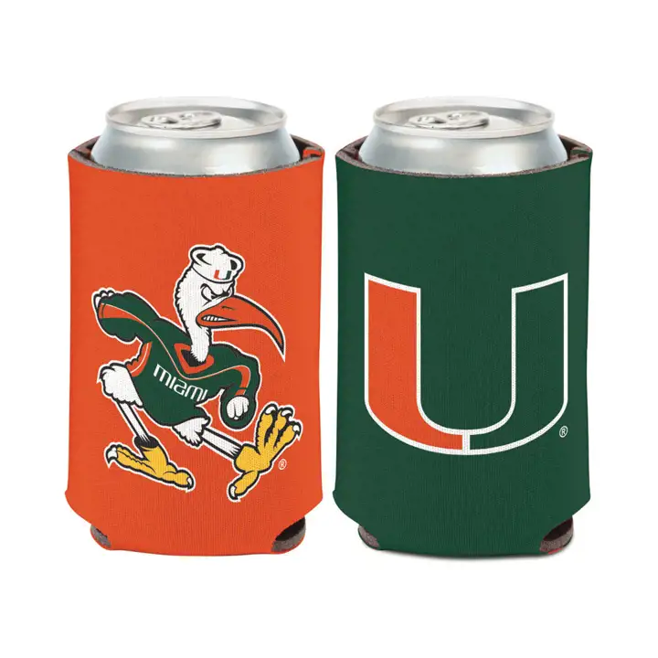 Porte-canette Miami vert/orange