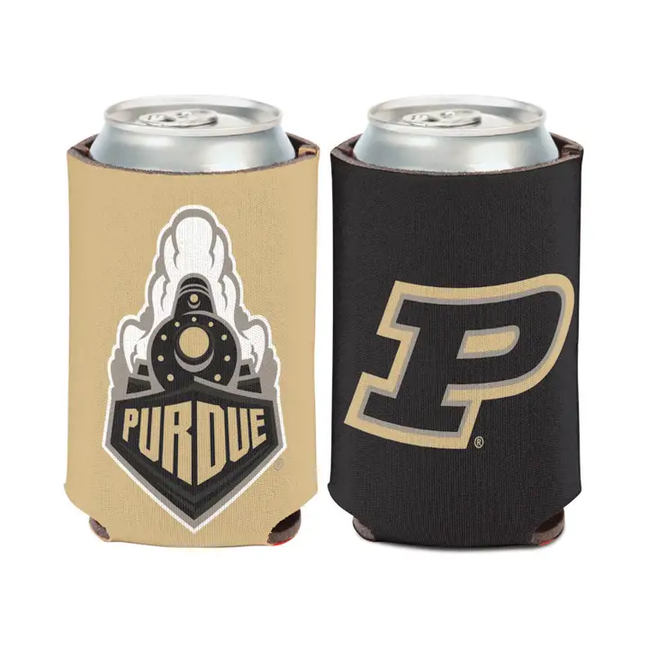 Purdue Can Coozie noir