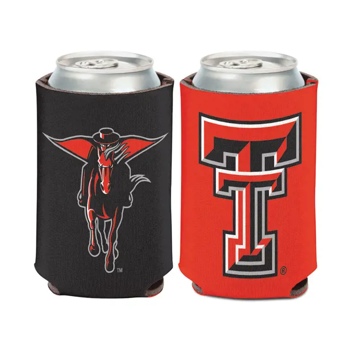Coozie de canette Texas Tech