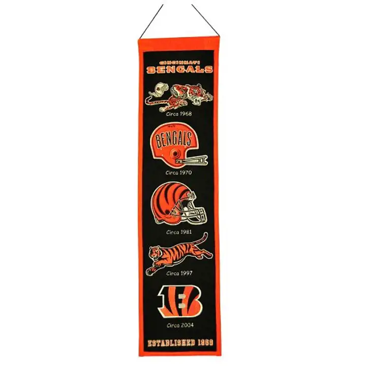 Bannières patrimoniales des Bengals de Cincinnati
