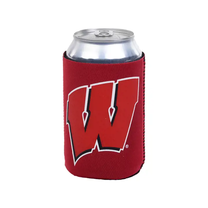 Porte-canette Wisconsin rouge