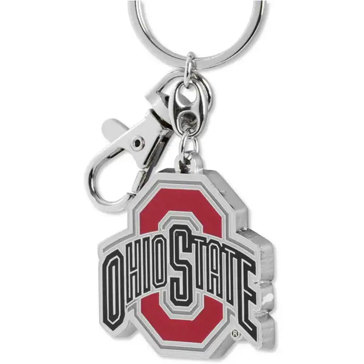 Porte-clés Aminco Ohio State, poids lourd, argenté