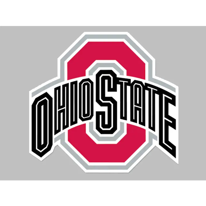 Ohio State Décalque O + Ohio State Pleine Couleur Découpé Matrice 8x8