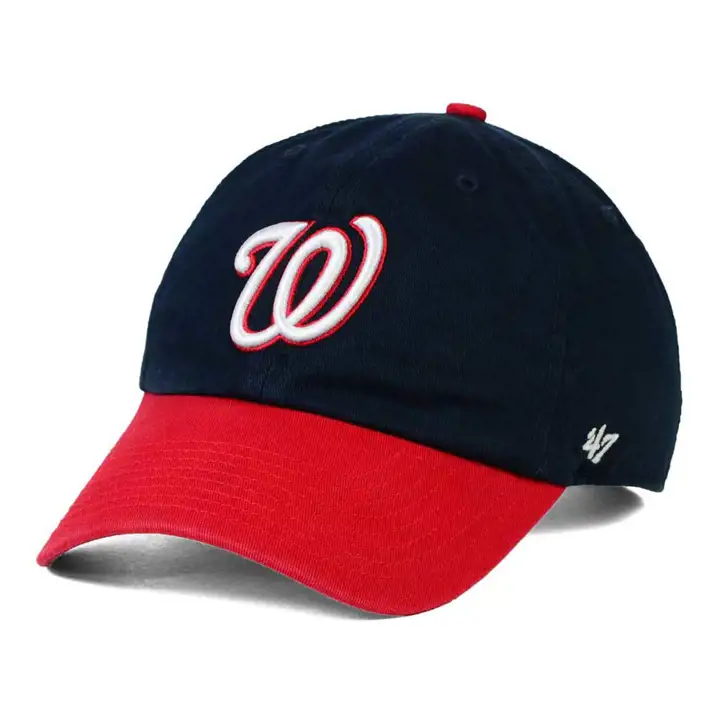 "Nationals MLB OFR CLEAN UP \"W\" marine/rouge"