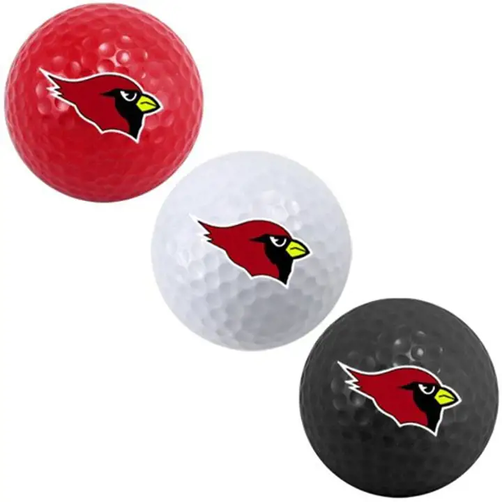 CARDINALS Lot de 3 balles de golf