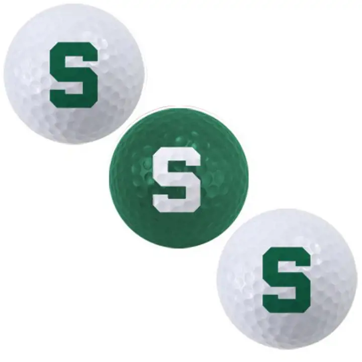 Jeu de 3 balles de golf Mich St