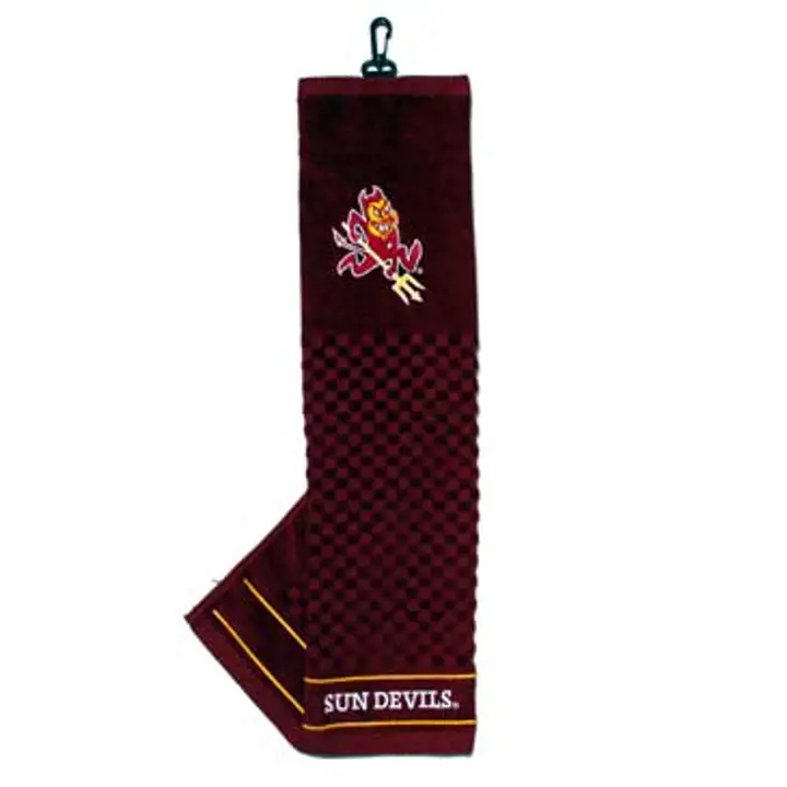 Arizona St. Serviette de golf triple-plis