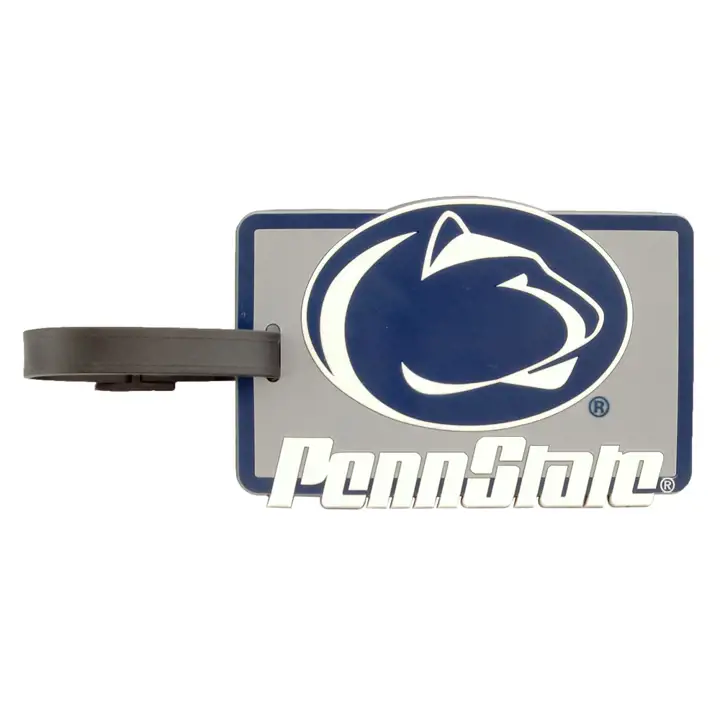 Étiquette de sac souple Penn State argent/marine