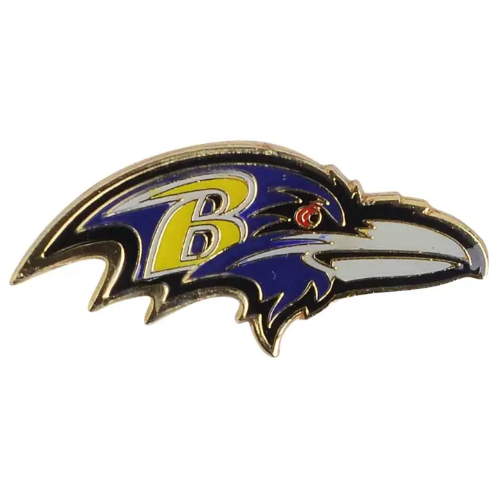Épingle logo Ravens Aminco noir/doré
