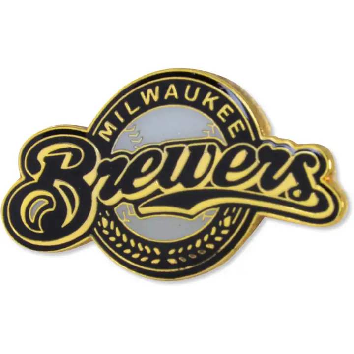 Épinglette logo Aminco BREWERS blc/noir