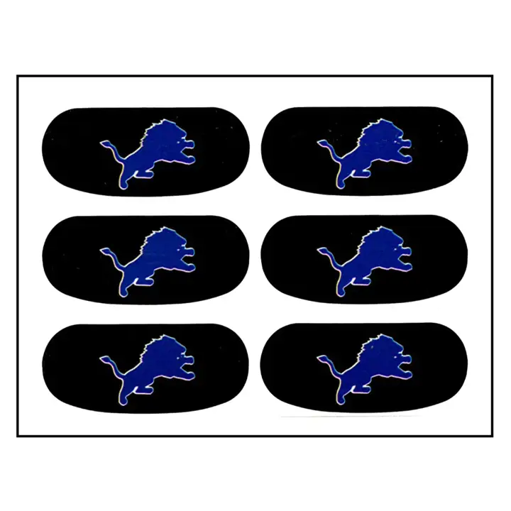 Bandes de fard à paupières pour l'équipe LIONS