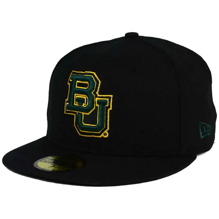 Baylor NCAA AC 5950 BU Interlock noir