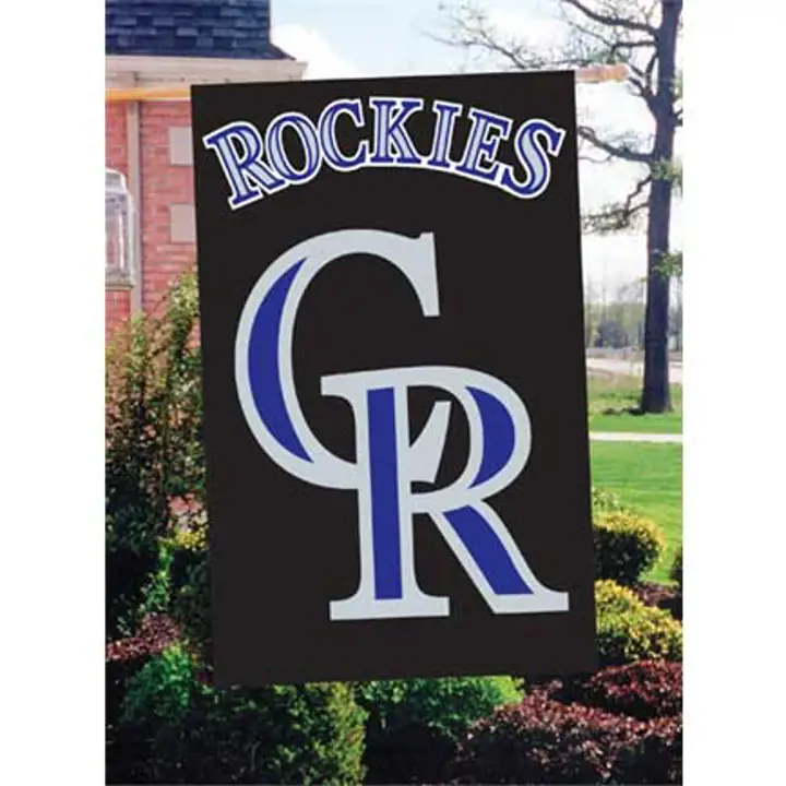 Drapeau de maison Applique Rockies
