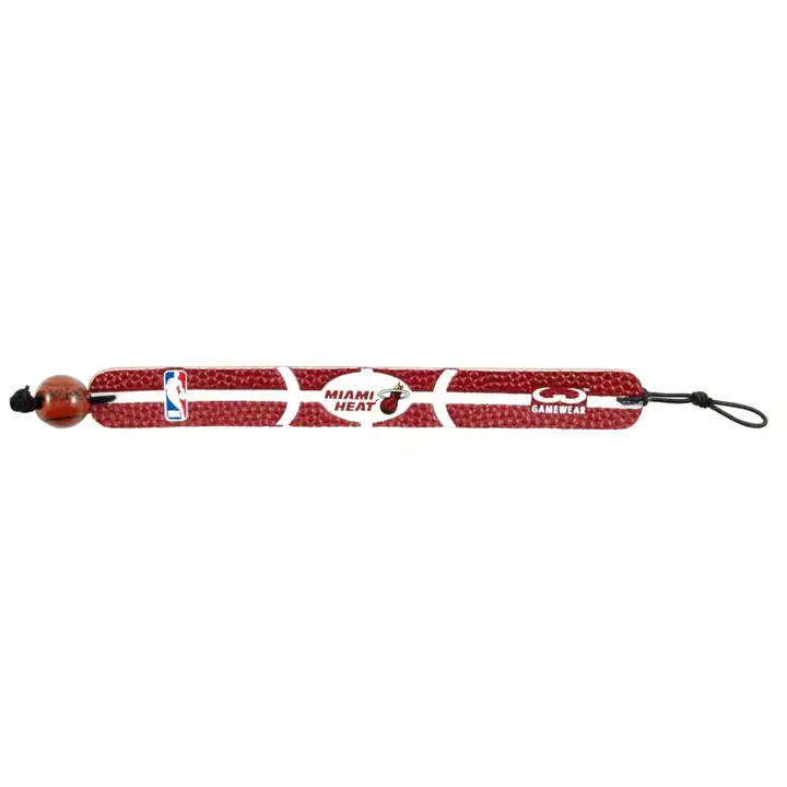 Bracelet de basket HEAT rouge aux couleurs de l'équipe