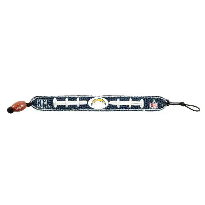 Bracelet de football CHARGERS Couleur de l'équipe bleue