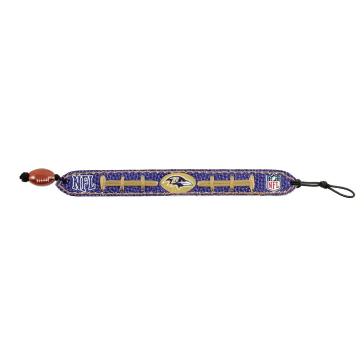Bracelet Football Ravens couleurs de l'équipe pur