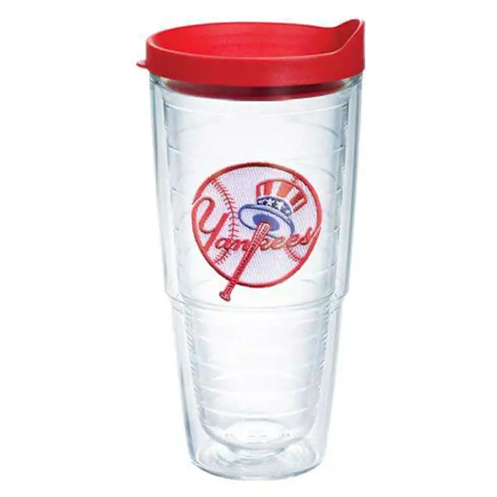 Verre à eau Yankees 24oz. TT avec couvercle-Pro Haut-de-forme avec batte