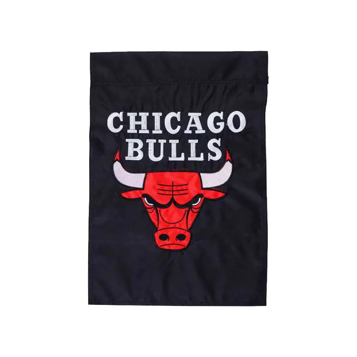 Drapeau de jardin BULLS - HOME noir