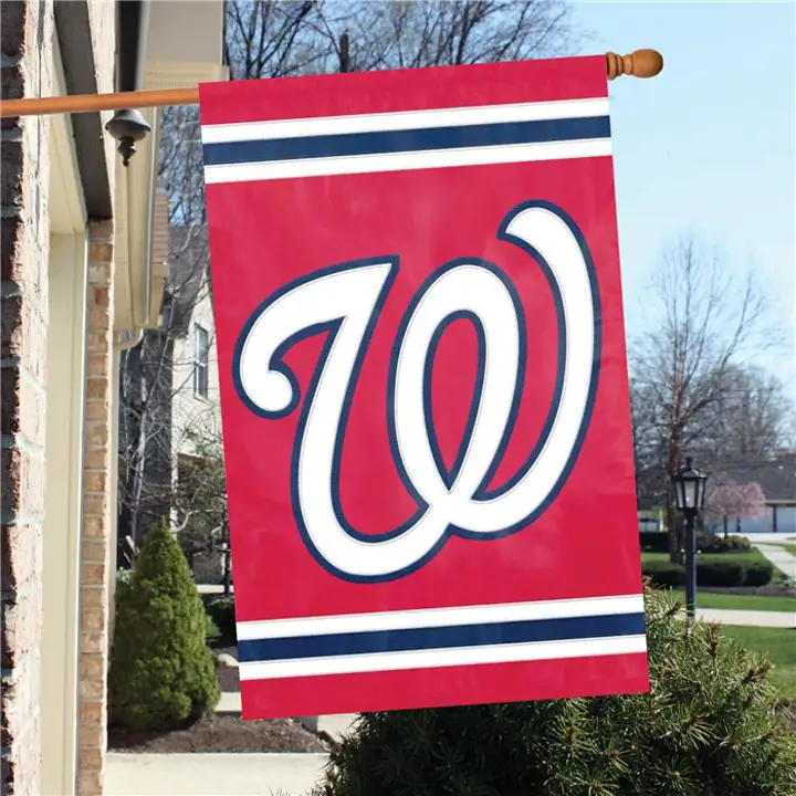 Drapeau de maison APPLIQUÉ des Nationals