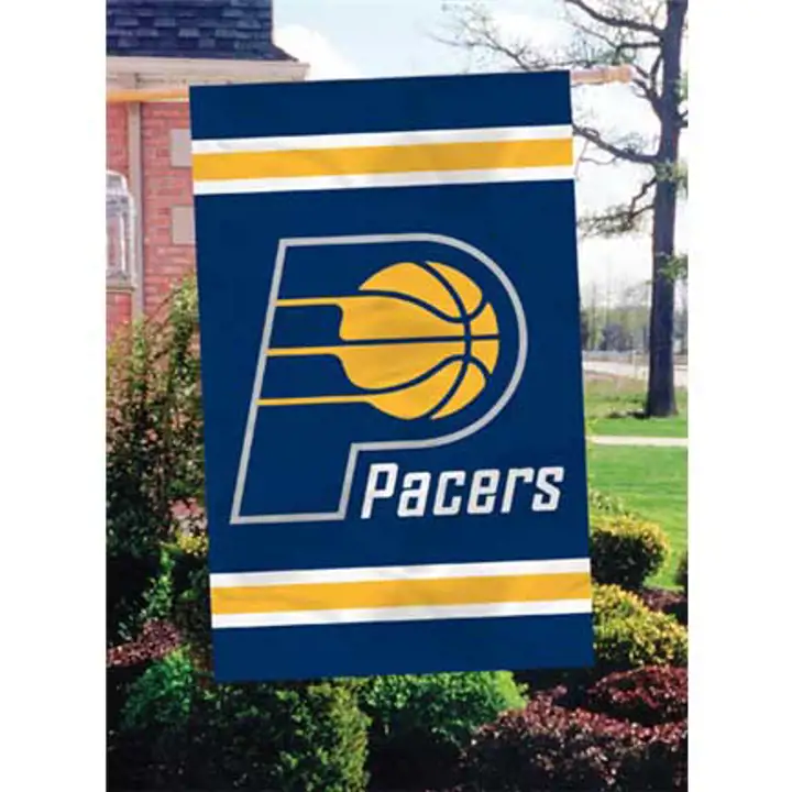 DRAPEAU DE MAISON AVEC LOGO DES PACERS