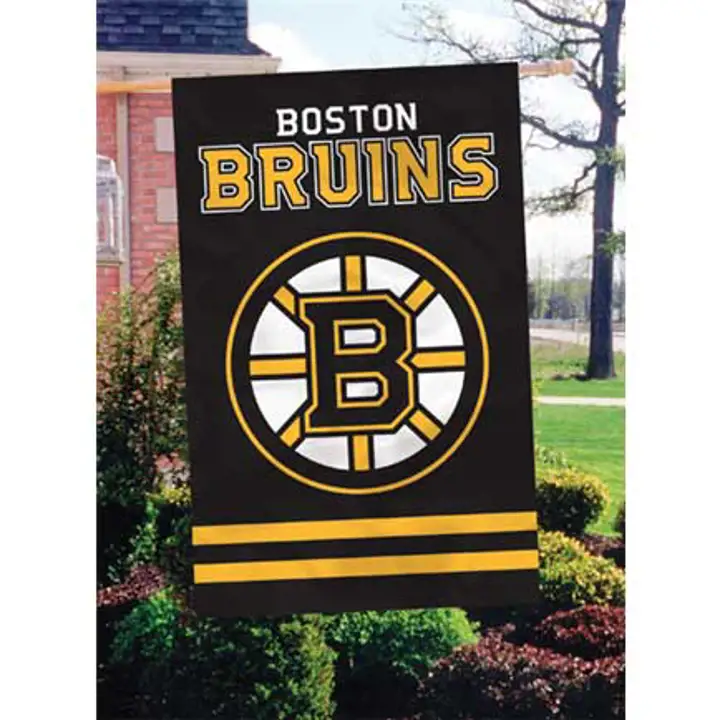 Drapeau de maison Bruins appliqué noir