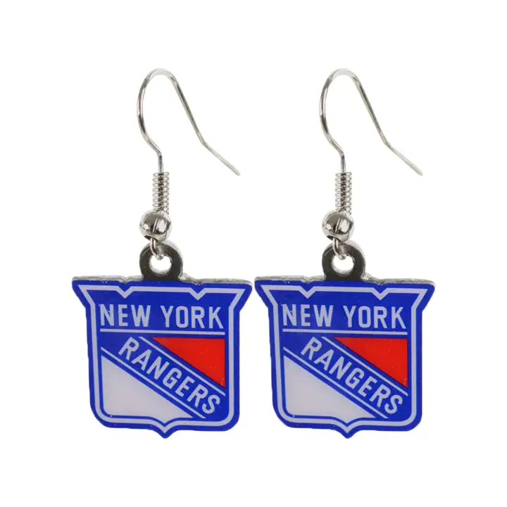 Boucles d'oreilles LOGO Rangers bleu/rouge/arg.